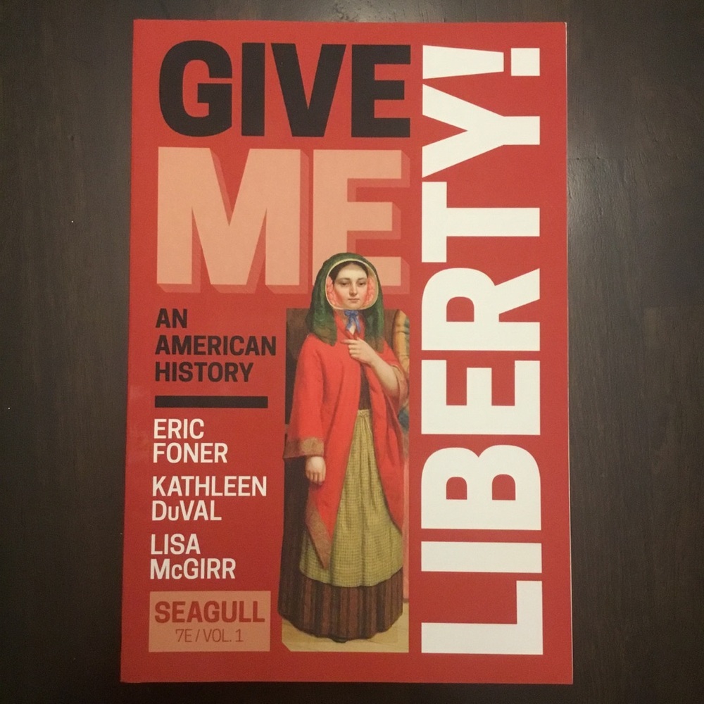 Give Me Liberty! Red Hardcover American History Textbook